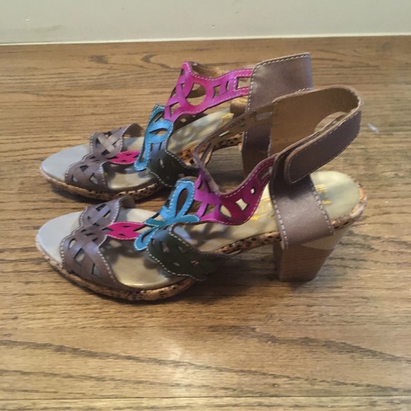 L’artiste spring step, Imani, gray multi, size EU 39, open toe heel, with box - Picture 2 of 3